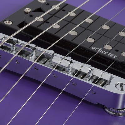 Guitarra Eléctrica Satin Purple Schecter C-6 Deluxe