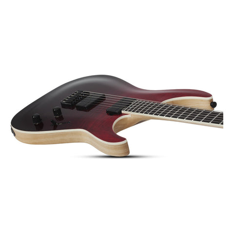 Guitarra Electrica Schecter C-1 Sls Elite Blood Burst Bdb Fresno Brillante Orientación De La Mano Diestro