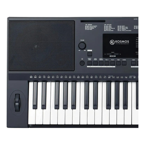 Teclado Digital Profesional 61 Teclas Keyboard Mod Kosmos-kb Negro