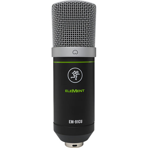 Microfono Condensador Element Series Usb Mackie Em-91cu Negro
