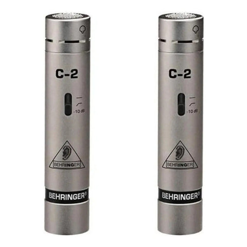 Micrófonos Behringer C-2 Condensador Cardioide Color Plateado