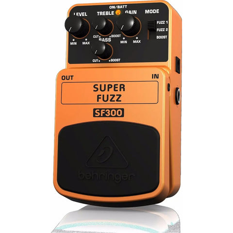 Pedal De Efectos P/ Guitarra Fuzz 3 Modos,  Behringer Sf300 Naranja