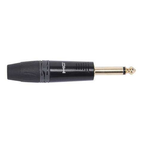 Conector Jack Mono Profesional De 6.3mm Proel Dhj63mbk Negro