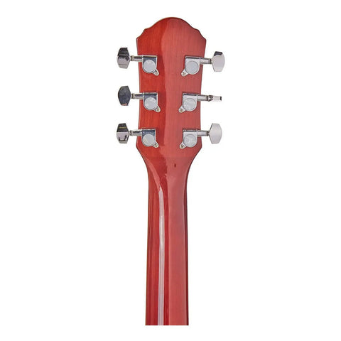 Guitarra Electroacustica Cereza Oscar Schmidt Og2cef Bcr Rojo Derecha