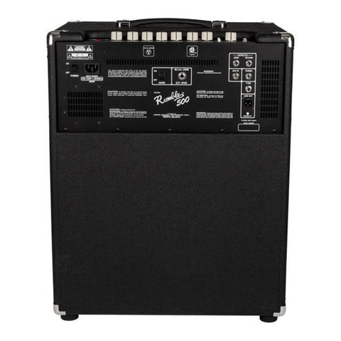 Amplificador Para Bajo De 500w Fender Rumble Series 500 Negro/plata