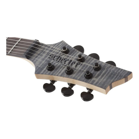 Guitarra Eléctrica Schecter Sunset-6 Extreme De 6 Cuerdas, Gray Ghost Diestro Ébano