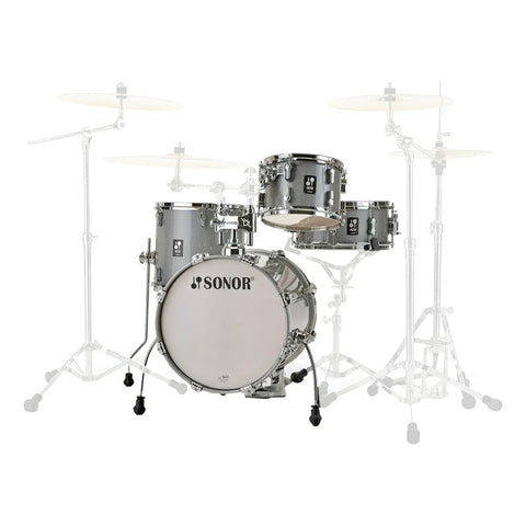Bateria Sonor Aq2 Bop 4 Pzas Bombo 18 PuLG Cuarzo Titanio Cuarzo Titanio