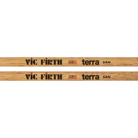 Vic Firth P5atn4pk Terra 5a  Baquetas Nylon Hickory 4 Pares Natural 5a