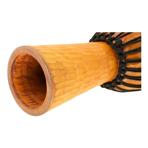 Djembe Una Sola Pieza De Caoba 12x24 PuLG Headliner Hdj4-l Amarillo