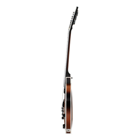 Guitarra Electrica Jazz Satin Mod. Les Paul Violin Sunburst Diestro Marrón Palo De Rosa