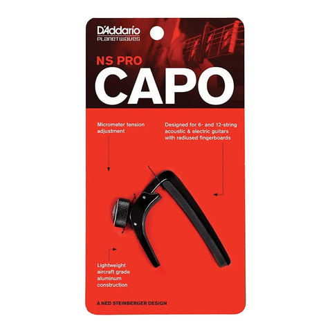 Capodastro Serie Ns Pro Color Negro Planet Wave Pw-cp-02
