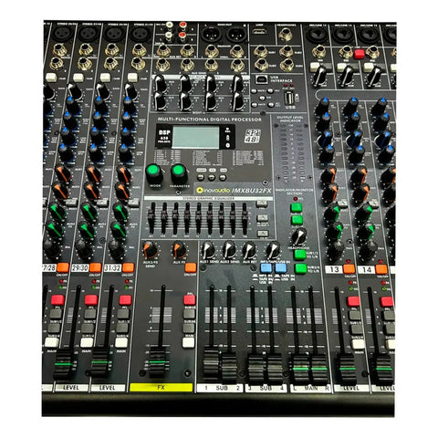 Mezcladora Inovaudio Imxbu32fx Analogica Con 32 Canales