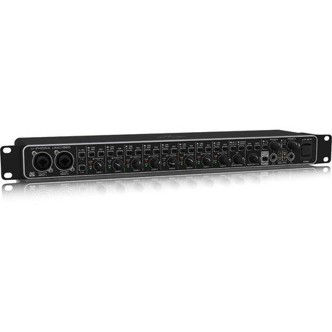 Interfaz Interfase Audio Behringer 8 Canal U-phoria Umc1820 Negro