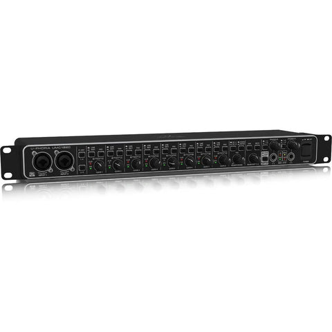 Interfaz Interfase Audio Behringer 8 Canal U-phoria Umc1820 Negro