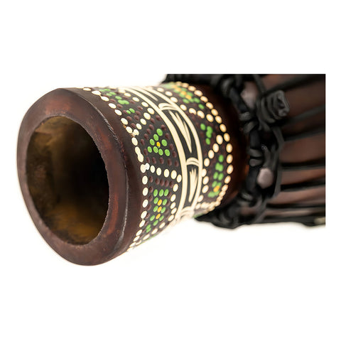 Djembe De Caoba 4.5x8 PuLG Serie Python Headliner Hdj6-xxs Color Marrón