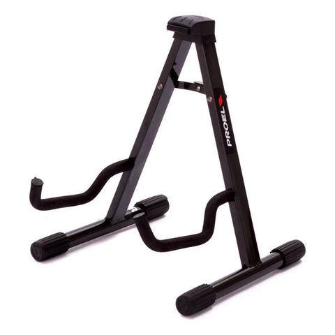 Soporte Guitarra Bajo Acústica Eléctrica Proel Fc-200 Antideslizante Negro