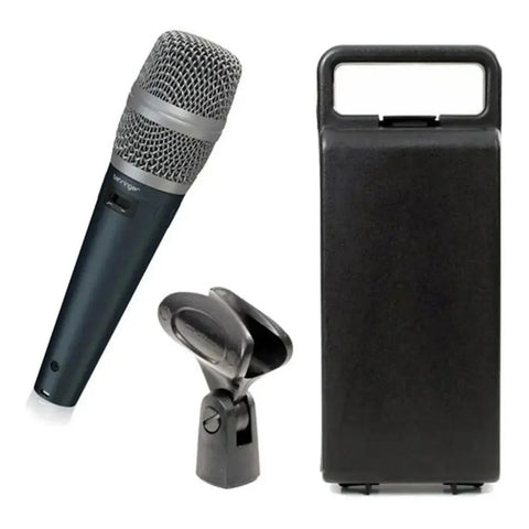 Microfono Condenser Cardioide Behringer Sb78a Estuche Cable Color Negro