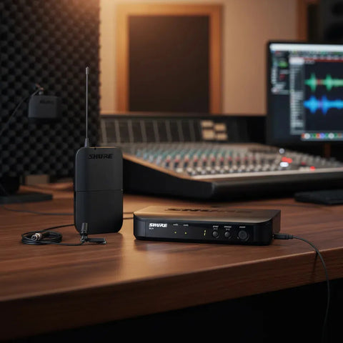 Shure Blx14/cvl Sistema Inalámbrico Con Micrófono Solapa Color Negro