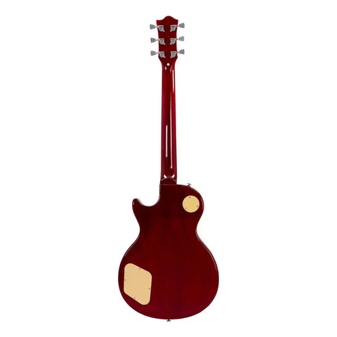 Guitarra Eléctrica Con Case Serie Unique Cosmos-wr Babilon Roja Color Vino