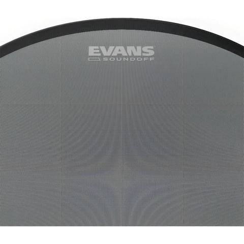 Parche Mallado Evans Soundoff De 10 Pulgadas P/ Toms Tt10so1 Gris
