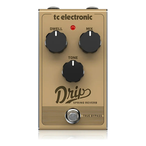 Pedal P/guitarra, Tc Electronic Drip Spring Reverb Café
