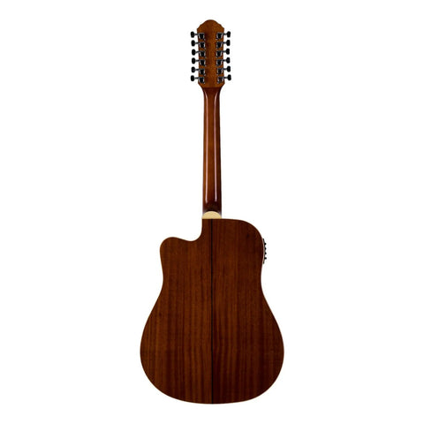 Guitarra Electroacústica Zurda Oscar Schmidt Od312celh Natural Zurdo Caoba