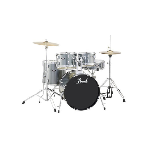 Batería Acústica 5 Pzs Charcoal Metallic Pearl Rs525sc-c-706 Plateado