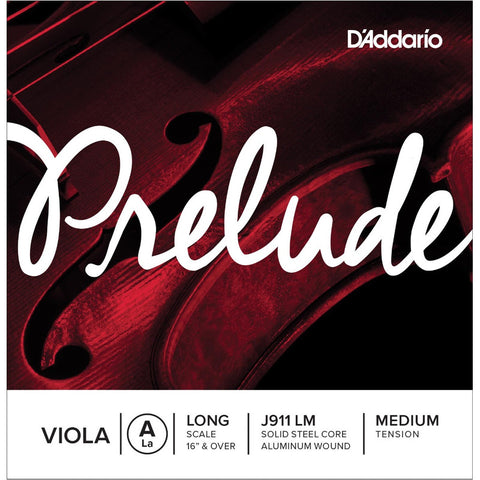 Cuerda Individual La Para Viola Prelude De Daddario J911 L