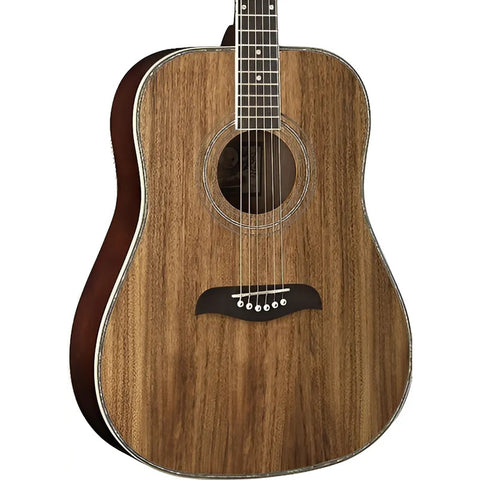 Oscar Schmidt Og2koa Guitarra Acustica Dreadnought Caoba Color Marrón