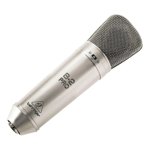 Behringer B-2 Pro Microfono Pro Condensador Estudio Color Dorado Plateado