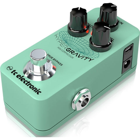 Pedal Compresor P/guitarra, Tc Electronic Hypergravity Mini Verde