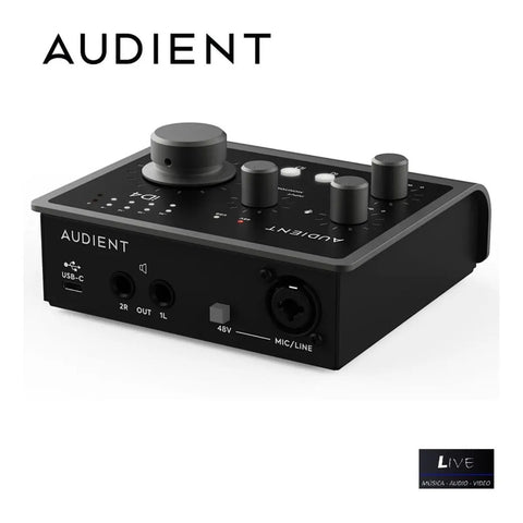 Interfaz De Audio Audient Id4 2ª Gen Conexión Usb Negro 24-bit 96 Khz