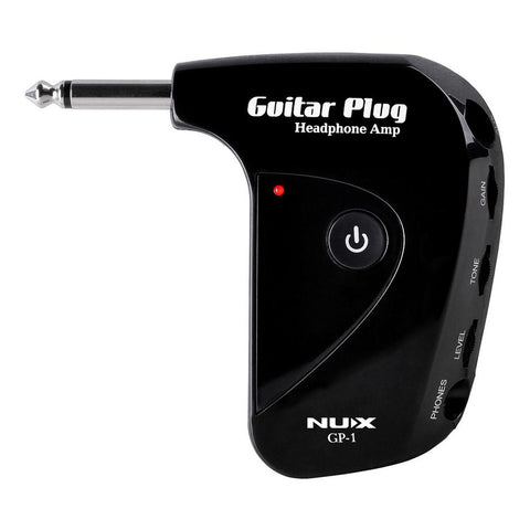 Amplificador De Audifonos Para Guitarra Electrica Nux Gp1 Negro