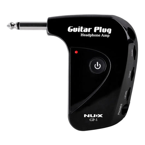 Amplificador De Audifonos Para Guitarra Electrica Nux Gp1 Negro