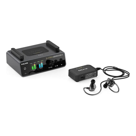 Sistema De Monitoreo Inalámbrico In-ear Nux B-7 Pro Display Digital 30m