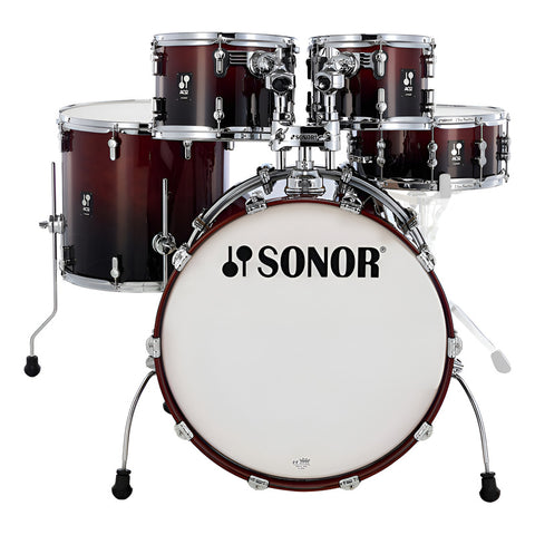 Batería De 5 Pzas Cafe Sin Stands Sonor Aq2 Studio Set Café