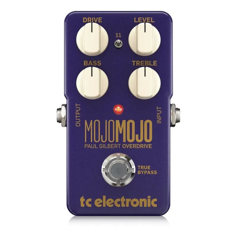 Pedal Overdrive Tc Electronic Mojomojo Paul Gilbert Para Guitarra Púrpura