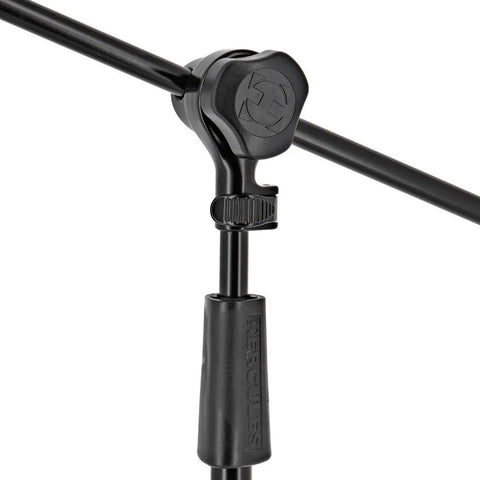 Hércules Ms432b Atril Soporte Base Para Micrófono Con Boom Color Negro
