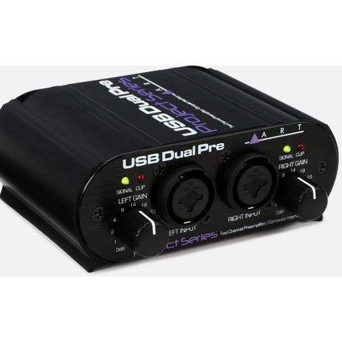 Preamplificador De Audio Profesional Art Usb Dual Pre