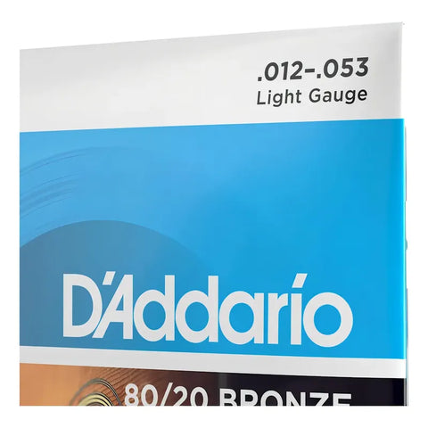 Daddario Ej-11 Juego Cuerdas Guitarra Acustica Bronze 12-53