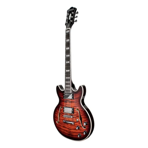 Guitarra Mars Electrica Mod. Jazz Satin Violin Sunburst Diestro Violin