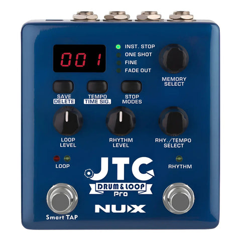 Pedal Drum Y Loop P/guitarra Nux Ndl-5 Jtc Drum & Loop Pro Azul
