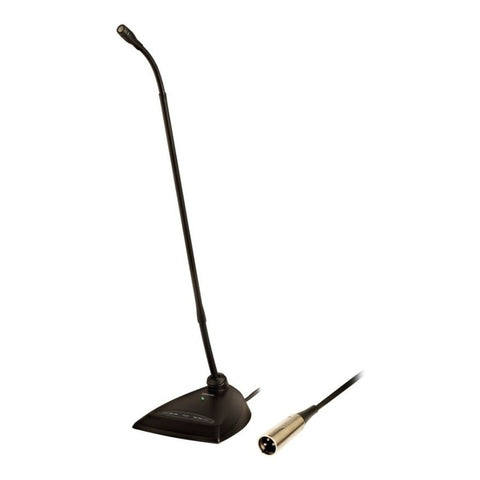 Micrófono Condensador De Cuello De Ganso Shure Mx418d/s Negro