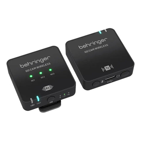 Micrófono De Clip Inalámbrico Behringer Go Cam Wireless Ii Color Negro