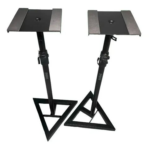 Par Bases Soportes P/ Monitores De Estudio Gremori Gmr-std20 Color Negro