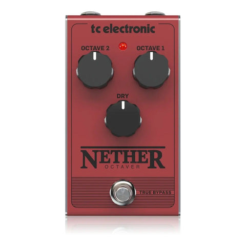Tc Electronic Pedal Nether Octaver Octavador True Bypass Color Rojo
