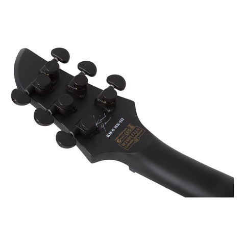 Guitarra Schecter Electrica Km-6 Mk-iii Satin Black Open Por Diestro Negro Ébano
