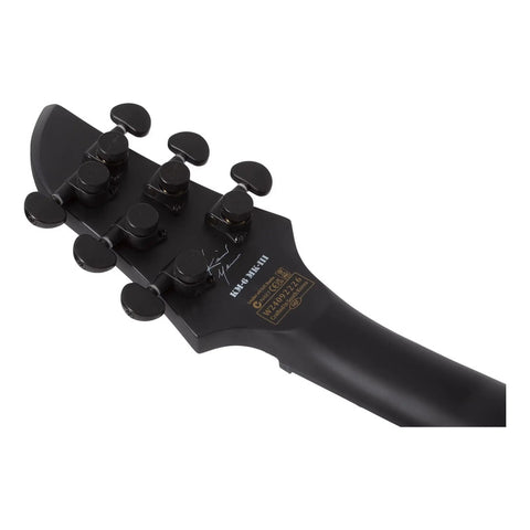 Guitarra Schecter Electrica Km-6 Mk-iii Satin Black Open Por Diestro Negro Ébano