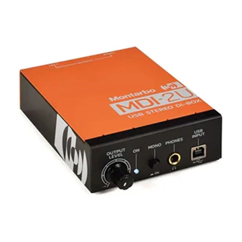 Caja Directa Dual Usb Stereo Di-box Montarbo Mdi-2u