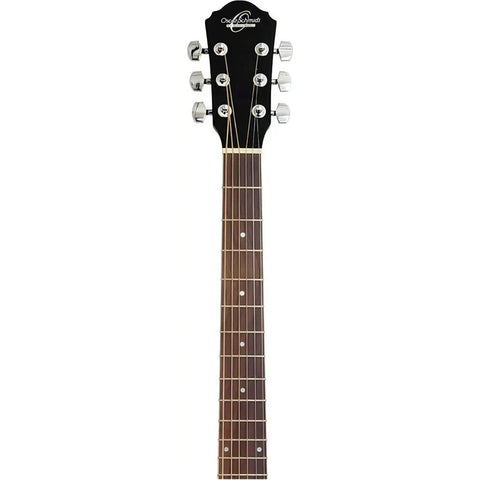 Guitarra Electroacústica Oscar Schmidt Folk 6 Cuerdas Negra Negro